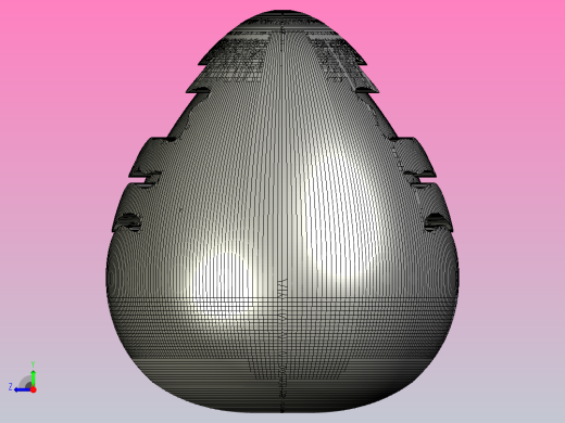 蛋设计模型右视缩略图