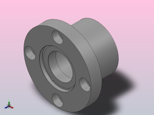 带挡圈双轴承L尺寸指定型轴承座组件_BRDLDF-6805-2Z-40-B