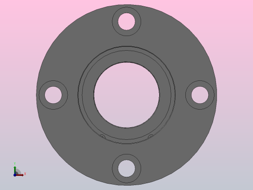 带挡圈双轴承L尺寸指定型轴承座组件_BRDLDF-6805-2Z-40-B前视缩略图