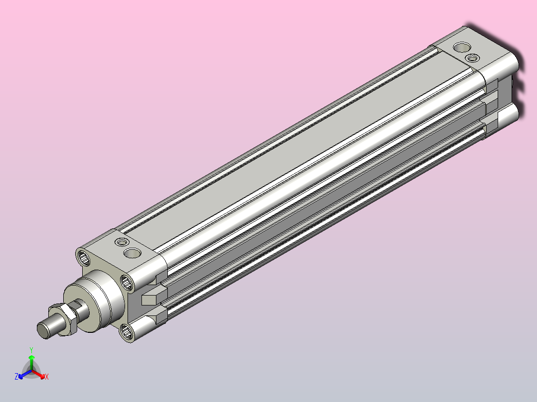 FESTO气缸DNC-32-200-PPV---_asm_0_主视图