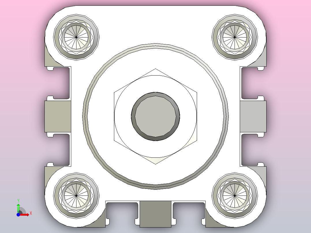 FESTO气缸DNC-32-200-PPV---_asm_0_前视图