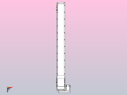 滚珠丝杠直线轴内置导轨TPA-GCR-120-1610C-L1050-ML-M40-N3俯视缩略图