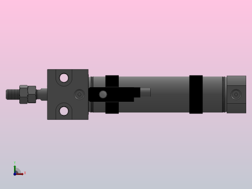 气缸PBR16X40SU前视缩略图