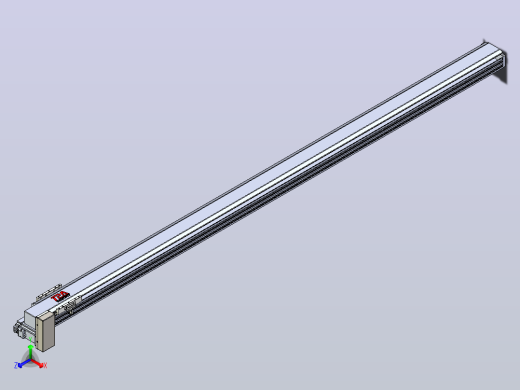 皮带直线轴半封闭可选导轨TPA-HNB-120D-110-L2250-RP-C-P40-N3