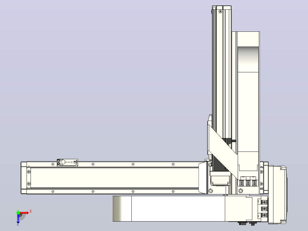 XYGT320-A3-400-250-M-C-0001负载5-8KG XY丝杆模组 内嵌式 XYGT320-A3 替换东佑达TOYO直线滑台模组俯视图