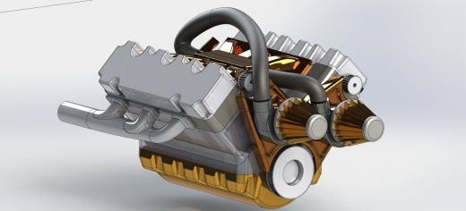 V6发动机总成缩略图