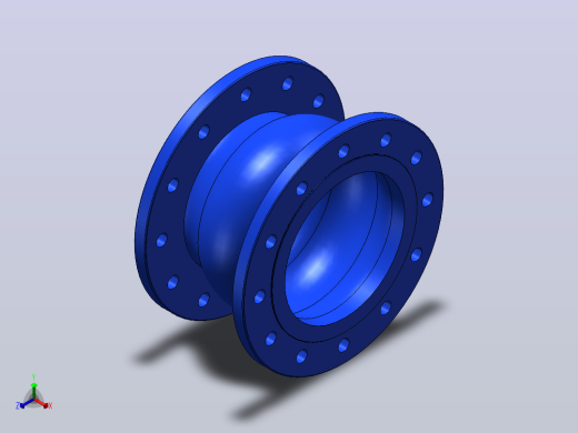 KXT-DN橡胶软接头[KXT-DN250]正等轴测缩略图