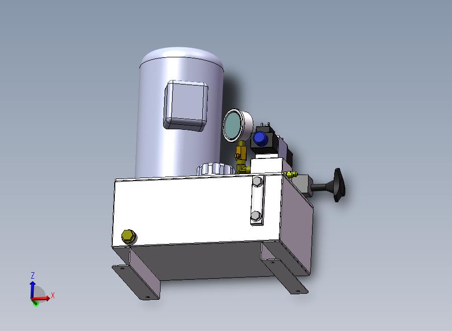 A59-液压站3D主视图