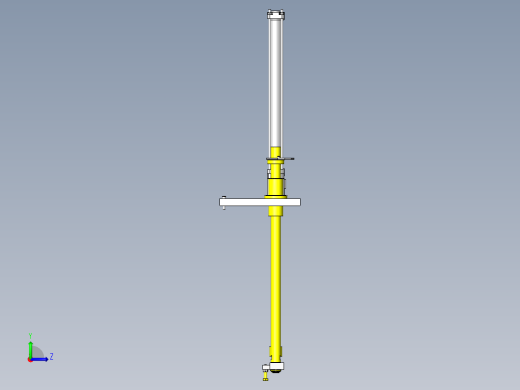 带工件检测的空气枪左视缩略图