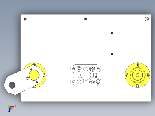 带工件检测的空气枪俯视缩略图