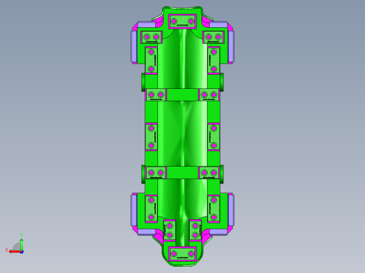 自动线冲压模具的板料传送关系后视缩略图