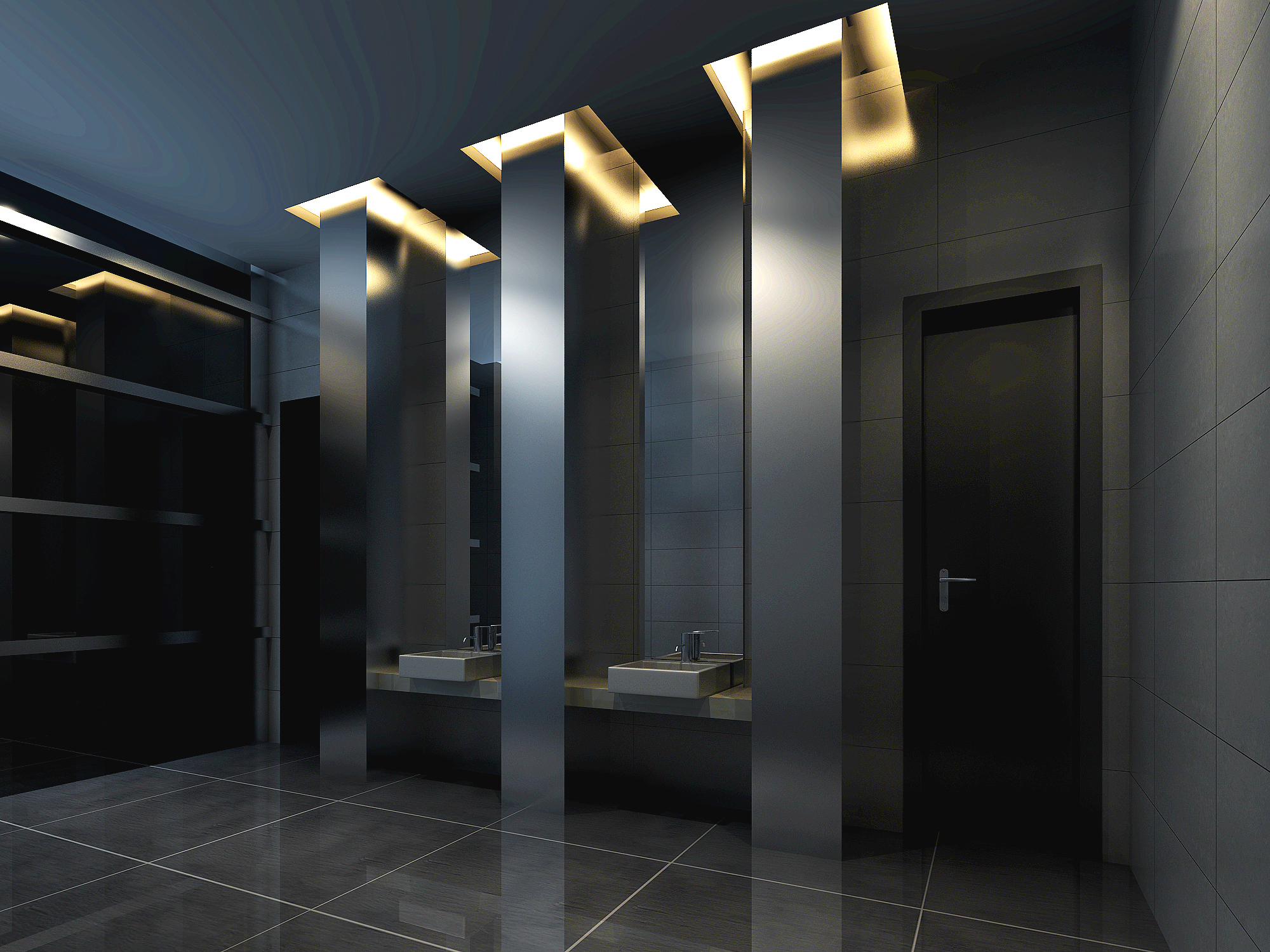 某售楼处装饰施工图及效果图