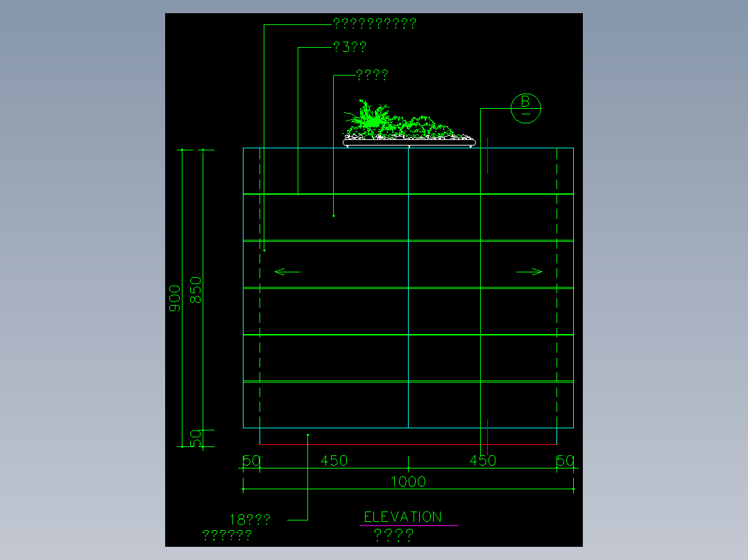 家装类CAD图块(四)-FH01035A