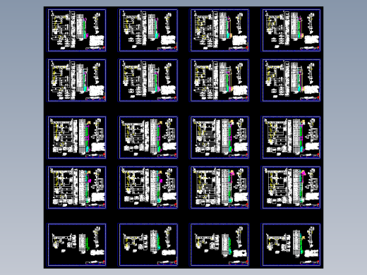 99D常用风机控制电路图CAD图纸+PDF图集图纸