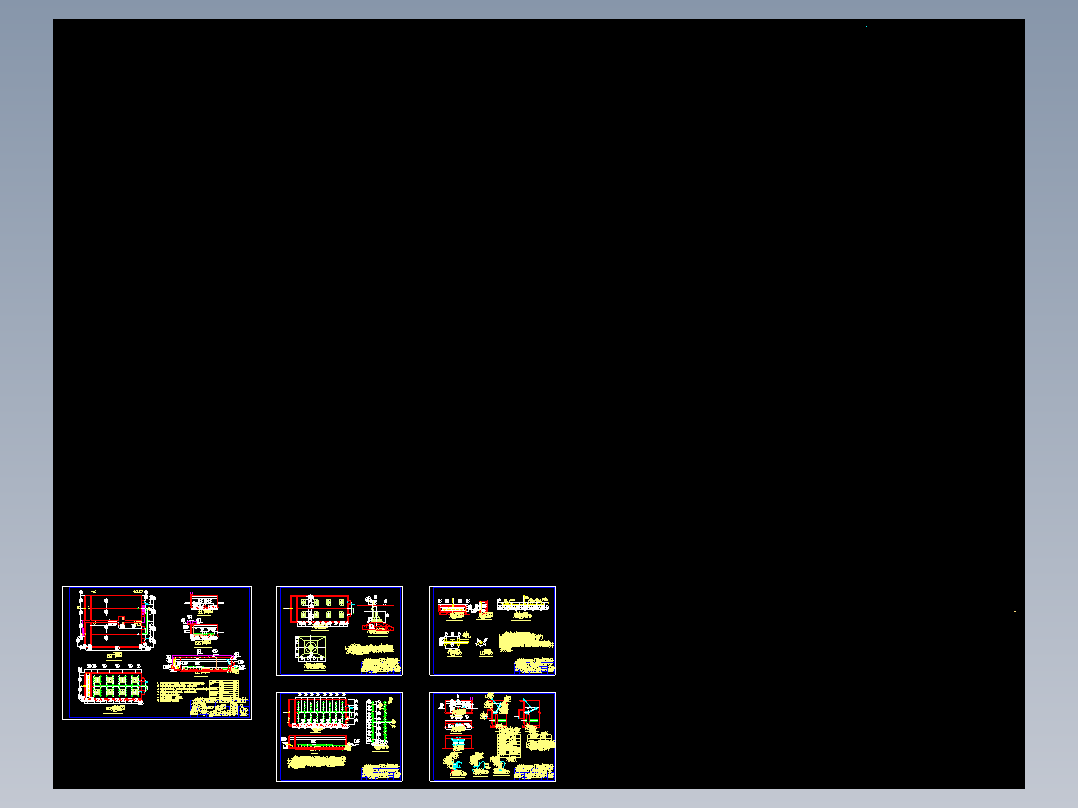 2000吨天小区生活污水处理厂CAST工艺设计CAD图纸+设计说明1