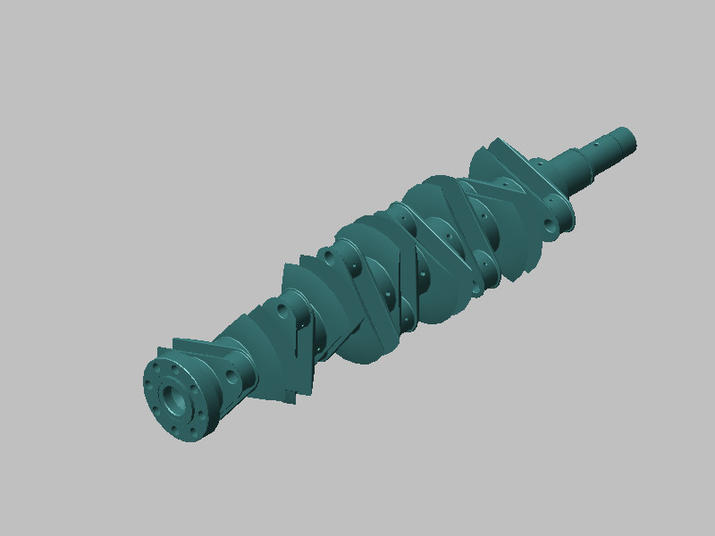 机轴3D模型