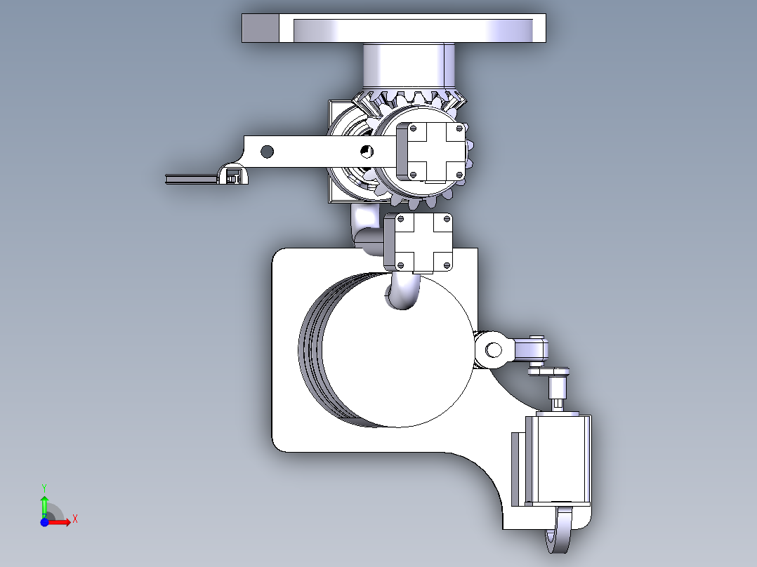 NASA月球取样装置结构3D图纸 CATIA设计 附STP前视图