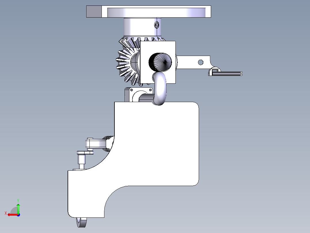 NASA月球取样装置结构3D图纸 CATIA设计 附STP后视图