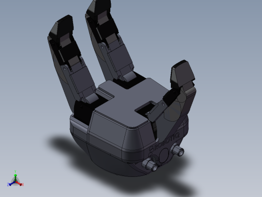 仿真机器人手指工业机械设计3D图纸 三维模型 机械图纸