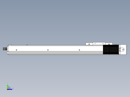Toyo东佑达直线模组-ECH10-450-BR-200W左视缩略图