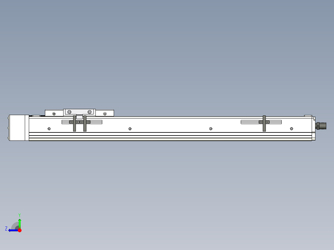 Toyo东佑达直线模组-ECH10-450-BR-200W右视图