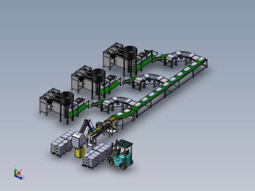 B12-灌装码垛生产线