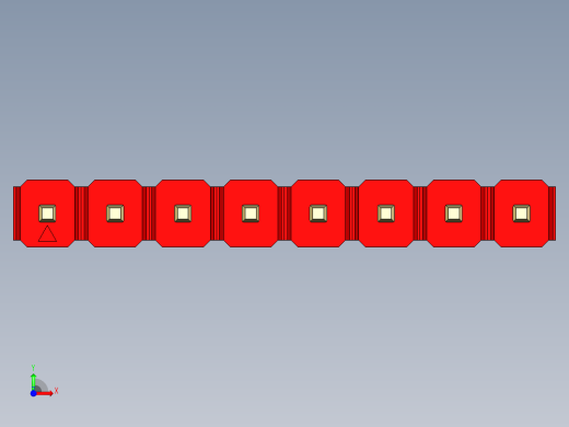 彩色公头100mil（2.54mm）系列-DS1021_red_1x08p_100mil_Type5_rev1.0前视缩略图