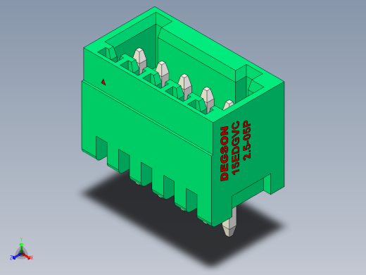 DEGSON 15EDG 系列 2.5mm 接线端子包-15EDGVC-2.5-05P-14-00AH