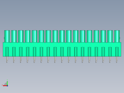 DEGSON 15EDG 系列 3.81mm 插拔式接线端子-15EDGB-3.81-17P-14-00AH后视缩略图