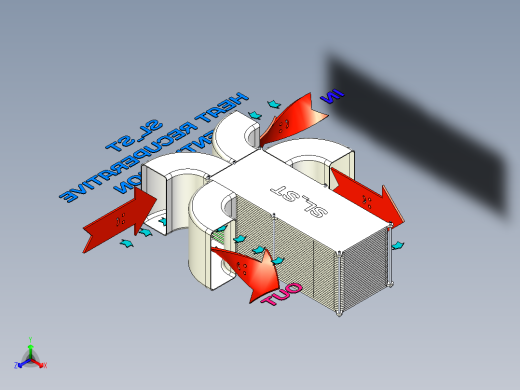 回风装置模型图