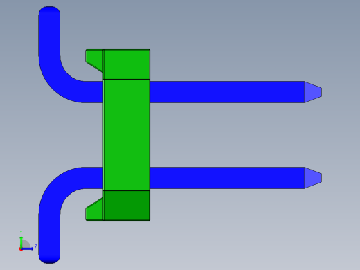 引脚接头双直SMD，间距2毫米，高度6.6毫米。它是一种用于带有电子设备的印刷电路板上的元件左视缩略图