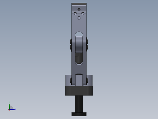 连杆式夹爪左视缩略图