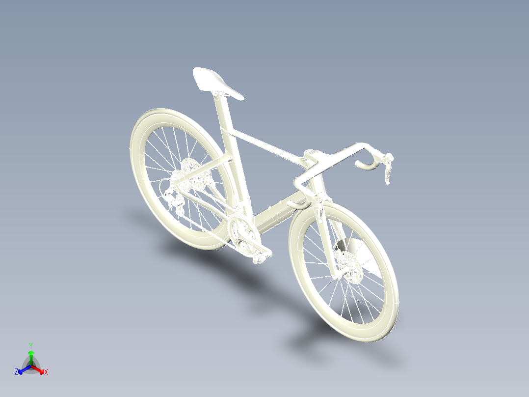 59---山地自行车模型U8.0三维图纸模型设计图纸