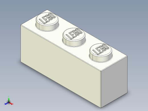 乐高套装 4421基本积木-362201 White Brick 1 x 3.STEP