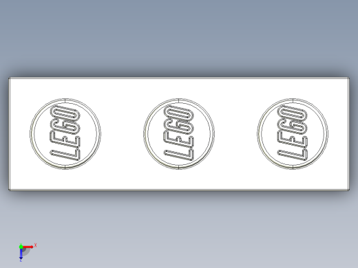 乐高套装 4421基本积木-362201 White Brick 1 x 3.STEP俯视缩略图