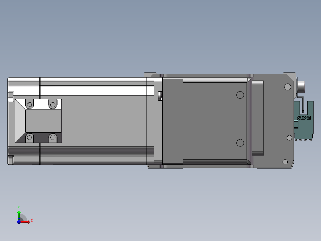 MTB同步带半封闭MTB10-R-60前视图