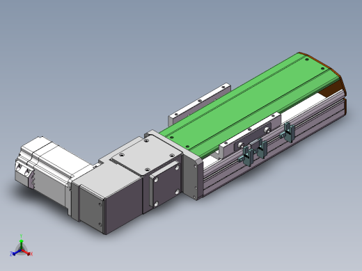MTB同步带半封闭MTB10-R-60正等轴测缩略图