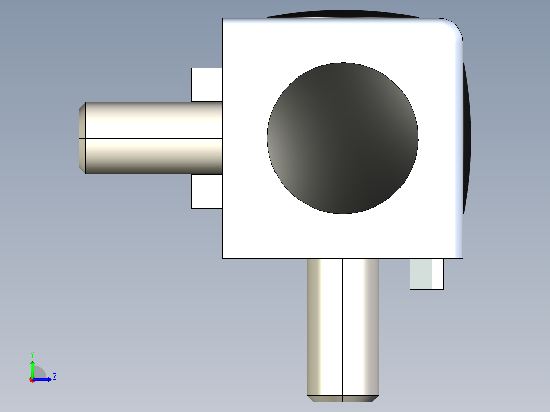 型材-BR 3D 20X20 CUBIC CONNECTOR 3842549680左视图