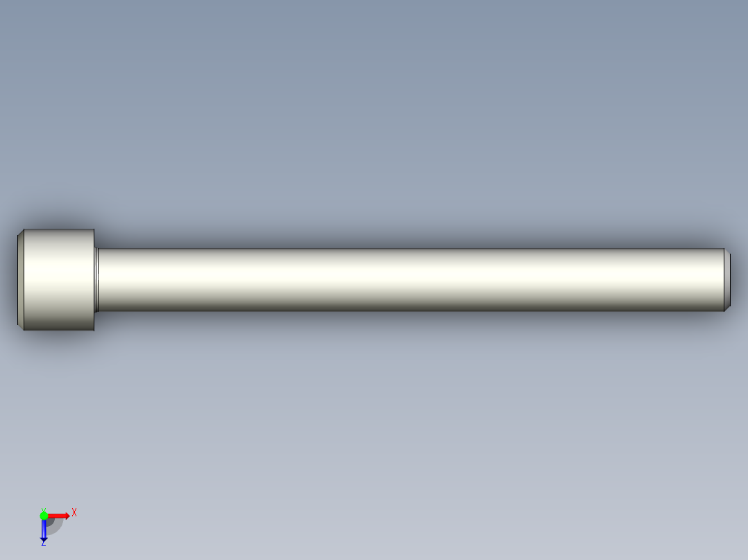 内六角螺钉-BOLT-M10-100-70-12-16-10-C1.stp俯视图
