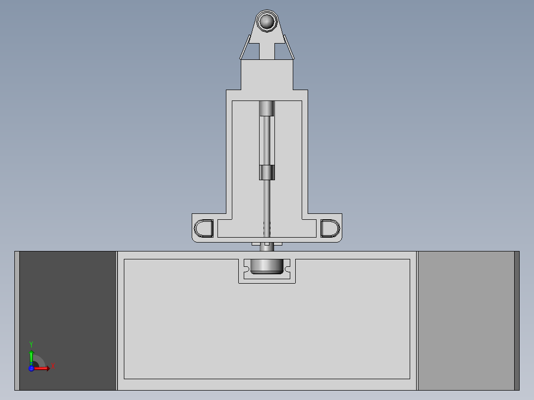 小区精细化管理用检测装置前视图