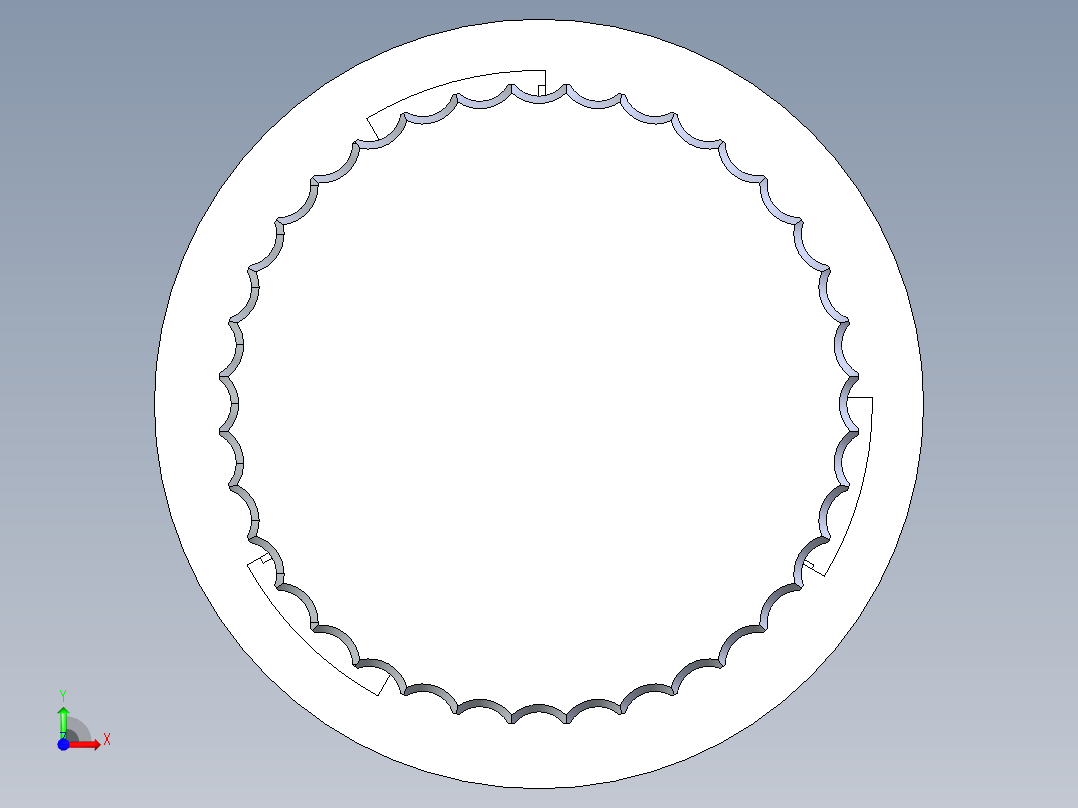 锁紧装置前视图