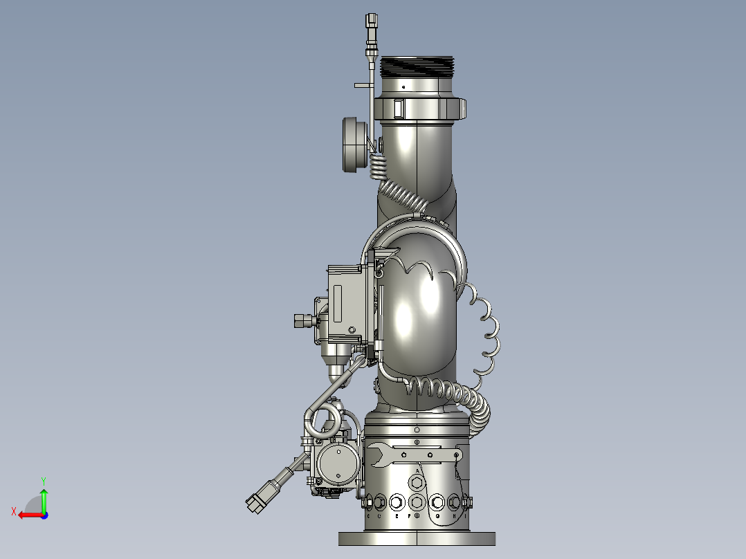 BOAX2系列电控消防水炮1105536==38后视图