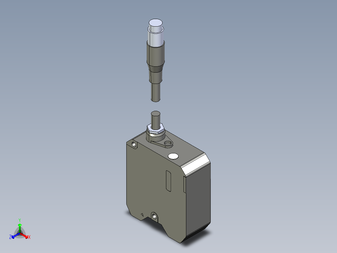 基恩士LK-H008(W)_kc图纸模型主视图