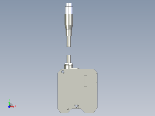 基恩士LK-H008(W)_kc图纸模型前视缩略图