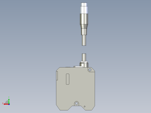 基恩士LK-H008(W)_kc图纸模型后视缩略图