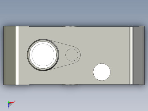 基恩士LK-H008(W)_kc图纸模型俯视缩略图