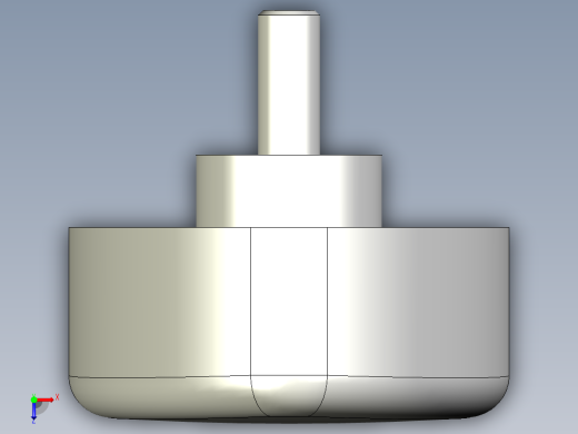 三瓣型把手1078-3D多系列多零件图纸模型俯视缩略图