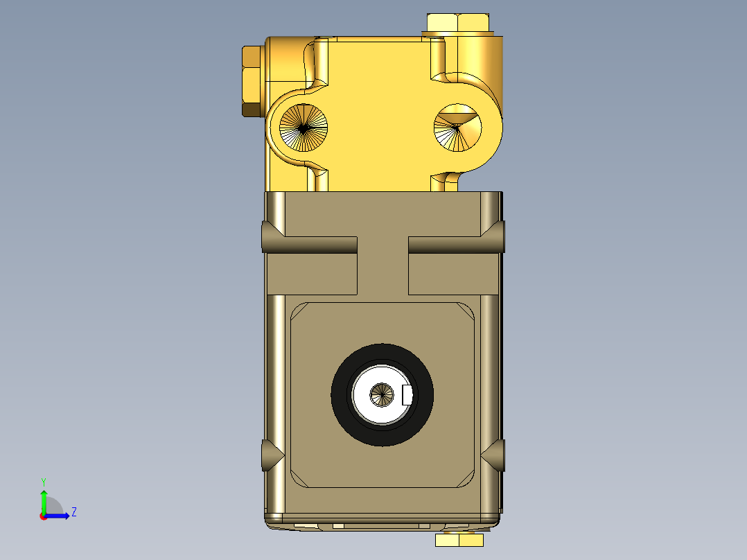 SPECK柱塞泵左视图