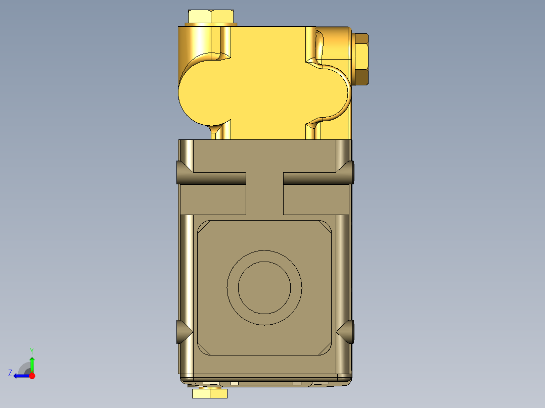 SPECK柱塞泵右视图