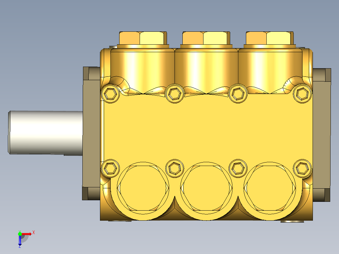 SPECK柱塞泵俯视图